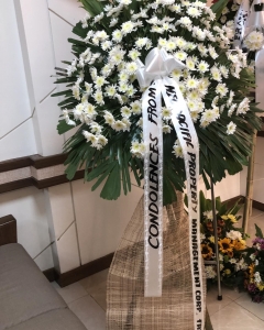 Flower arrangement for funeral Philippines 
