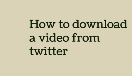 How to download a video from twitter